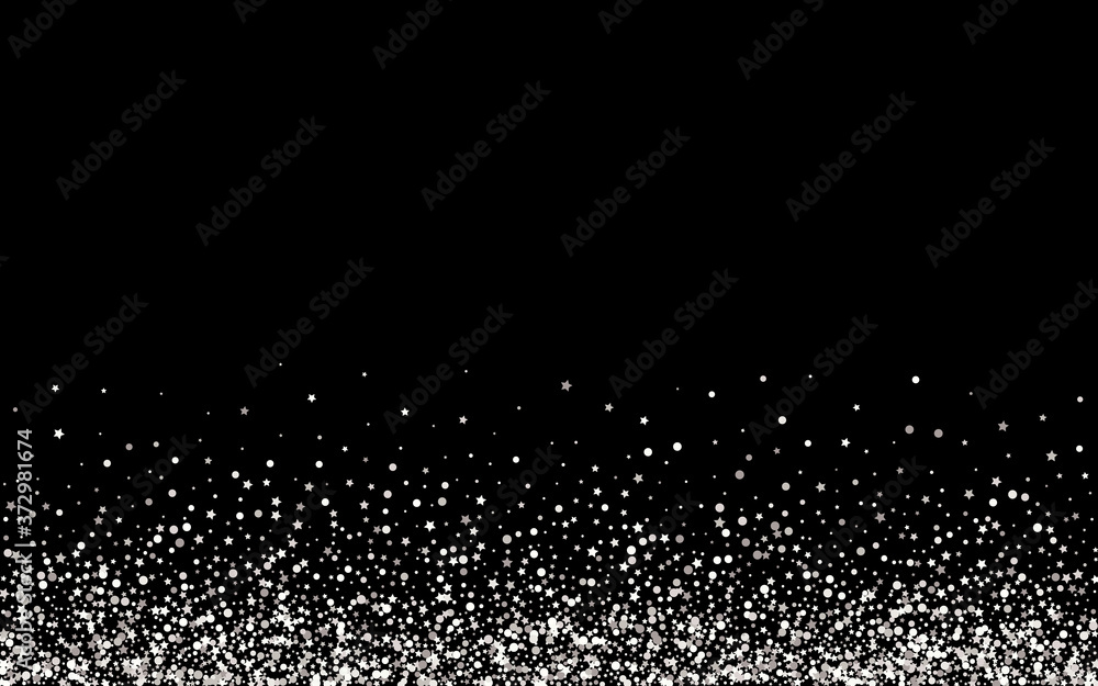White Dot Transparent Black Background. Vector 