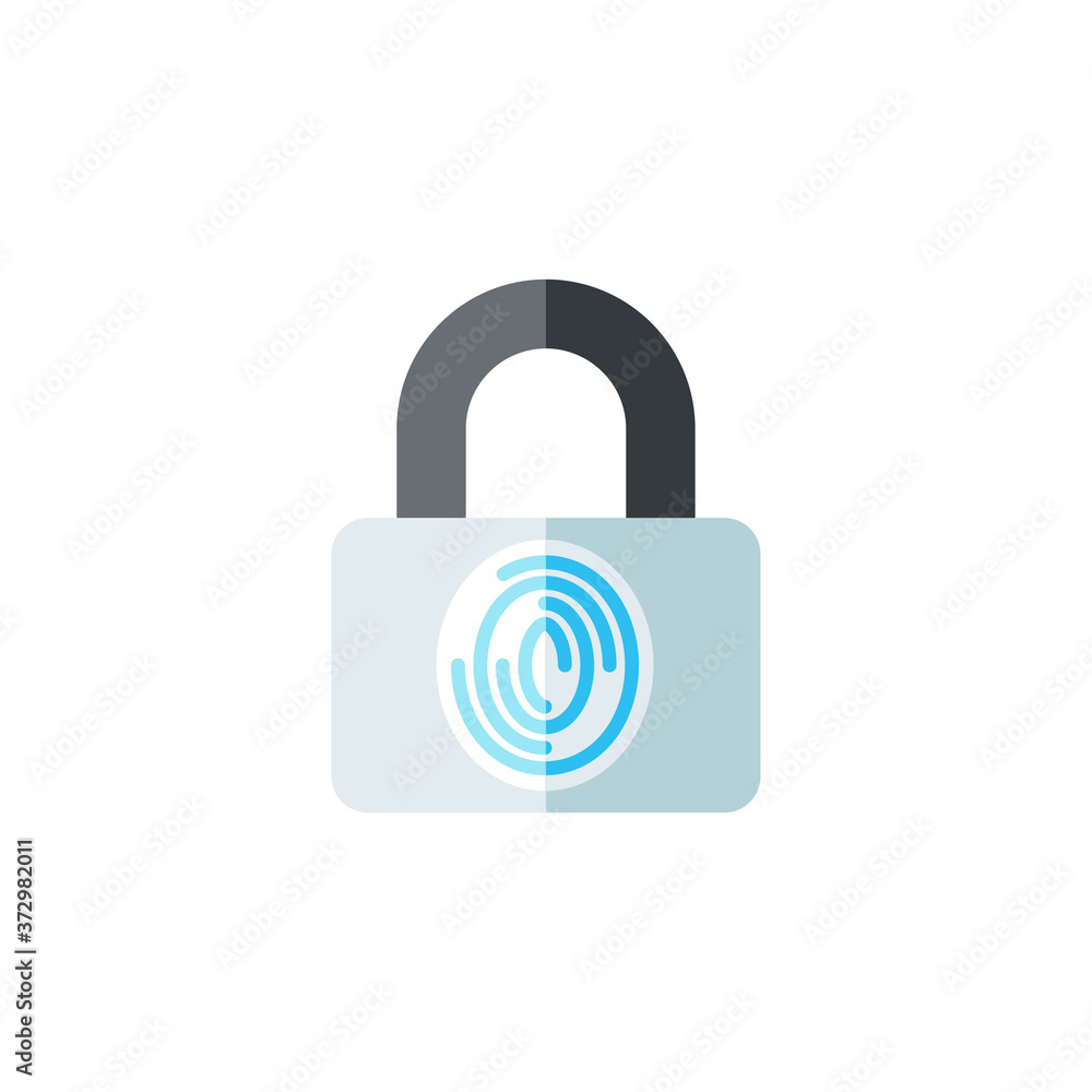 Fingerprint Lock Logo Template Design Vector, Emblem, Design Concept, Creative Symbol, Icon Fingerprint Lock Logo Template Design Vector, Emblem, Design Concept, Creative Symbol, Icon