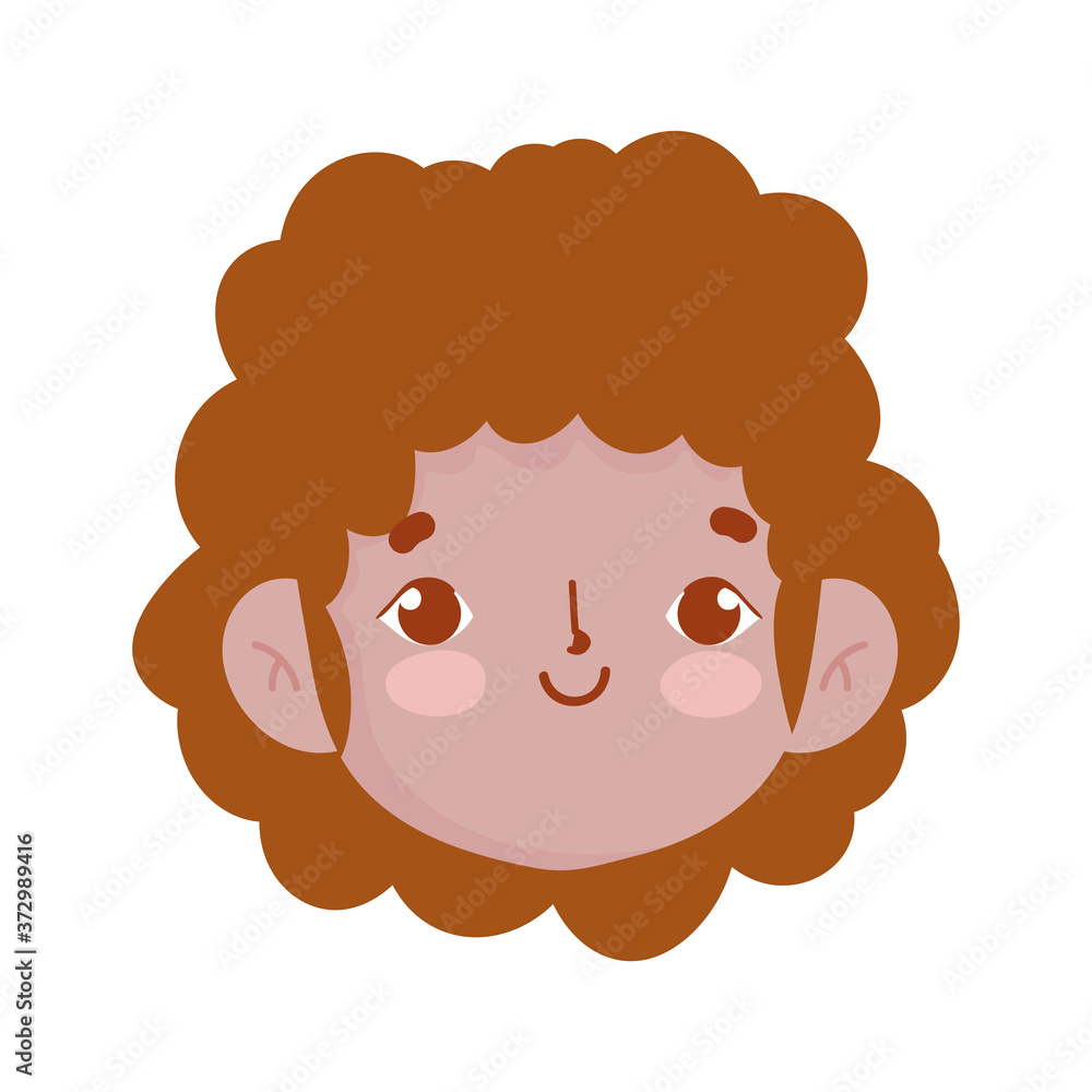 cartoon avatar face boy smiling expression isolated icon cartoon avatar face boy smiling expression isolated icon