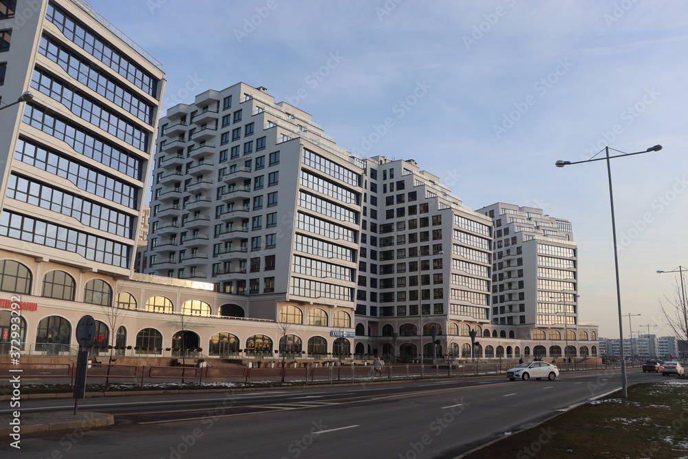 modern residential buildings in Belarus