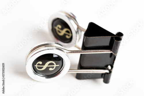 Document Clip With Dollar Sign Handle photo