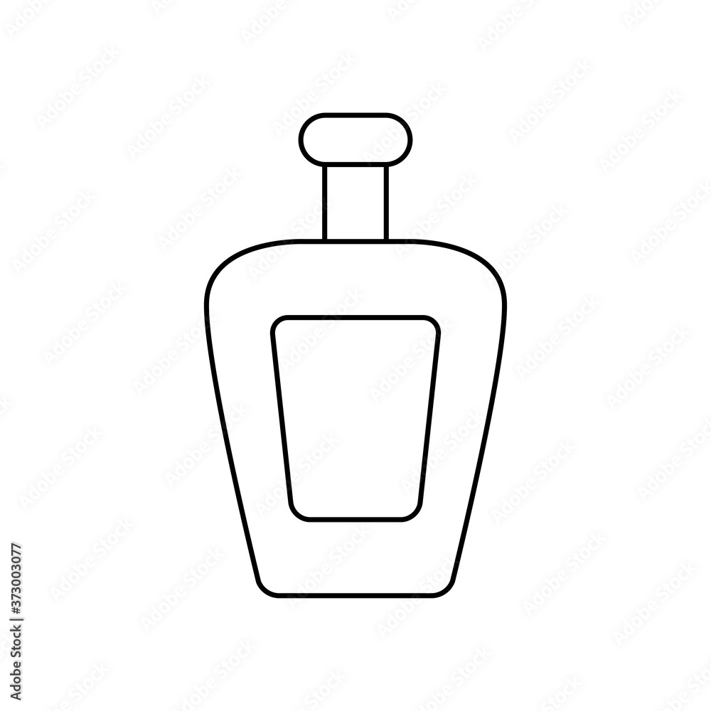 tequila bottle icon, line style tequila bottle icon, line style
