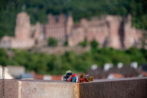 the caste and the padlocks of Heidelberg photo