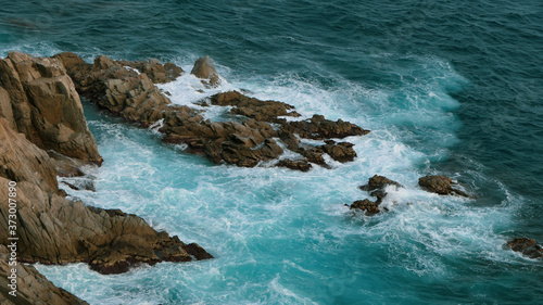 The blue water of Costa Brava