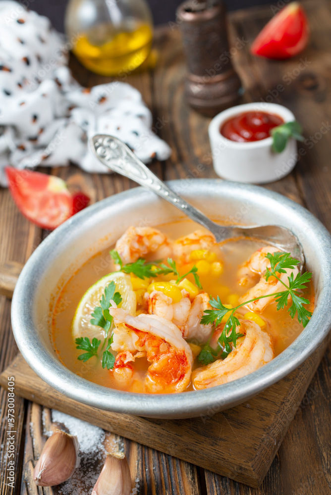 soup with seafood soup with seafood