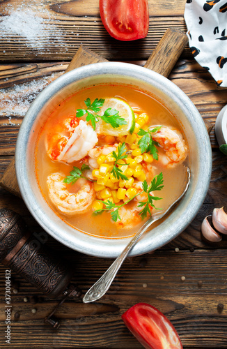 soup with seafood