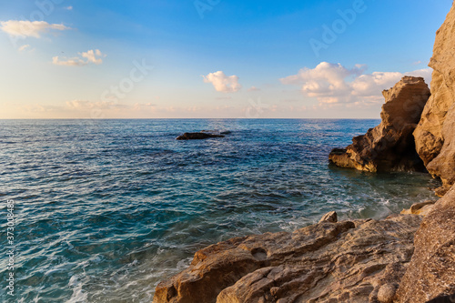 Bild auf Leinwand Praia de Tropea no Sul da Italia