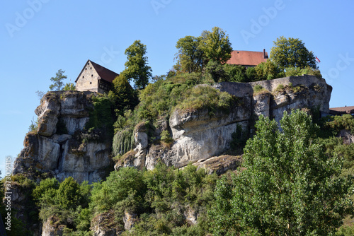 castle Pottenstein on the cliff