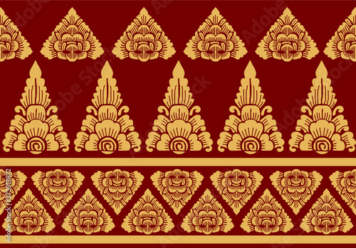 Motif Bali, Indonesia. with modern colors. Vector. Traditional classic motifs that are well known in the world. vector EPS 10