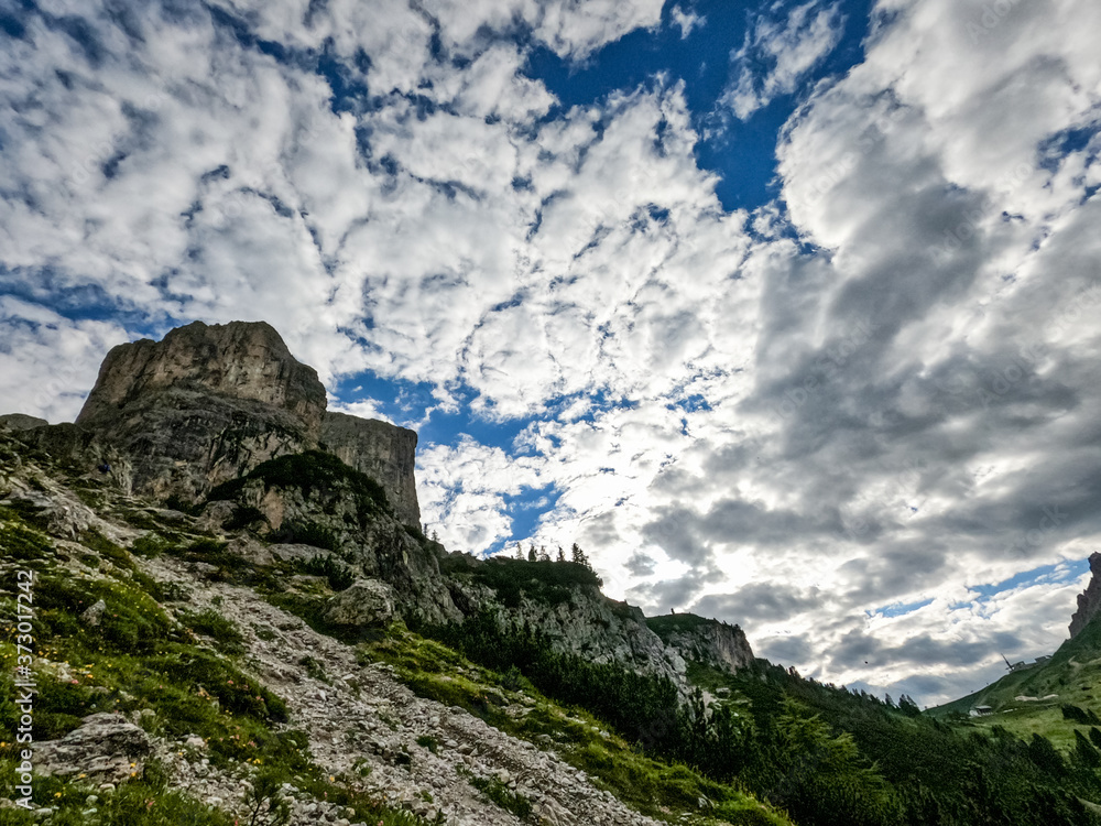 Dolomites mountains landscape, Italy