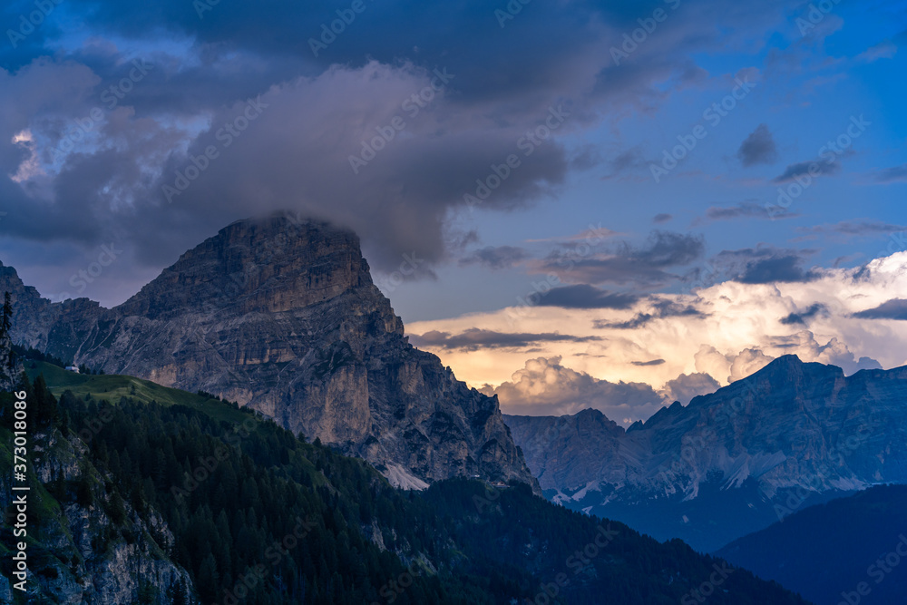 Obraz premium Dolomites mountains landscape, Italy