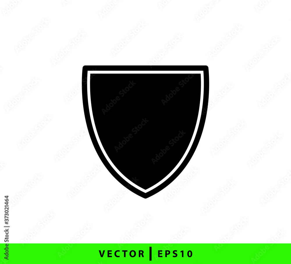 Shield icon vector logo design template Shield icon vector logo design template