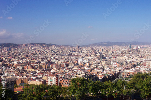 バルセロナ 市街地の風景 