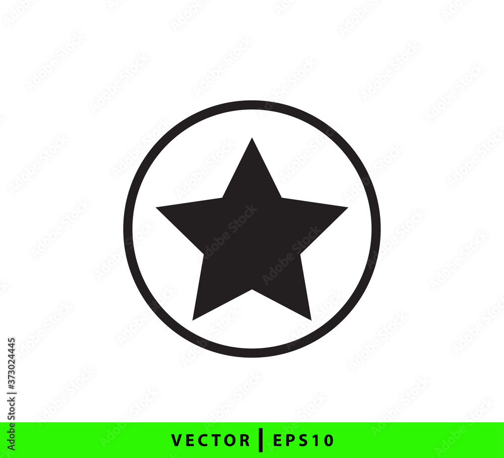 Obraz premium Star icon vector logo design template