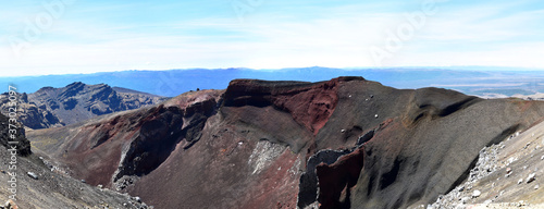 Tongariro crossing panorama