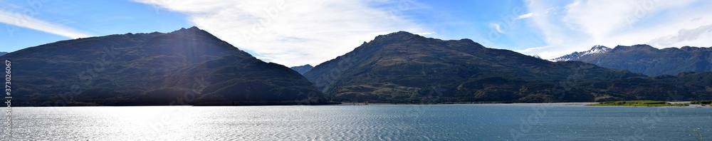 Fjord panorama New Zealand