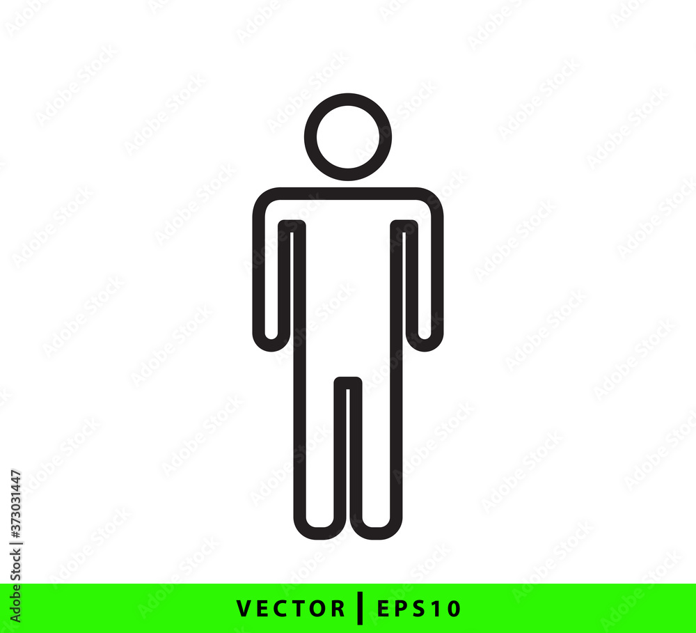 People toilet icon vector logo design template People toilet icon vector logo design template