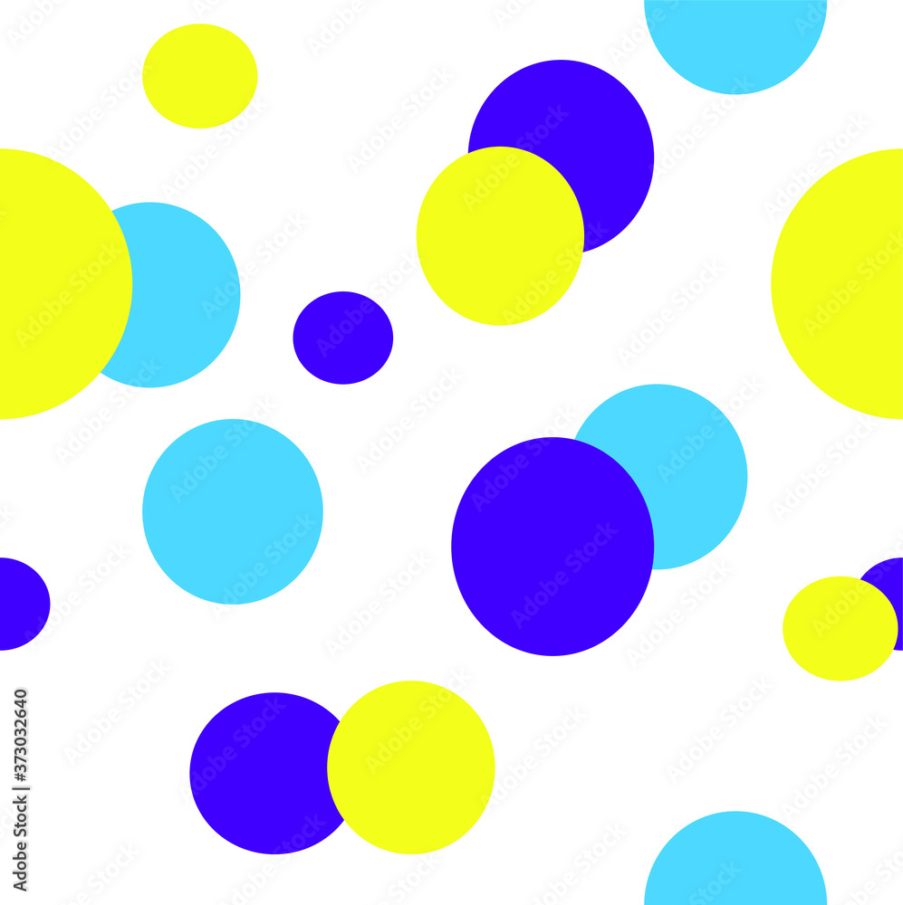 seamless pattern with multi-colored circles for fabric and Wallpaper, cover, banner