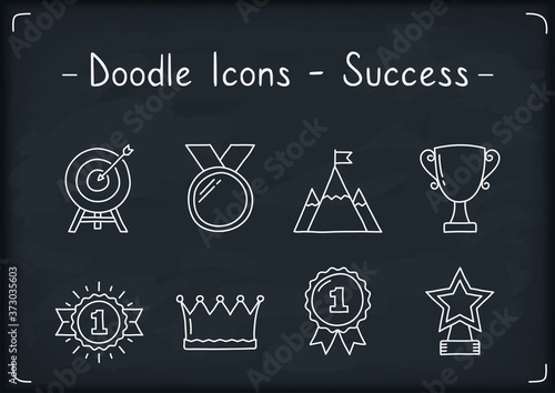 Doodle Success Icons