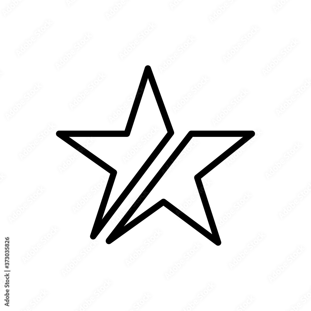 Black line icon for consist Black line icon for consist
