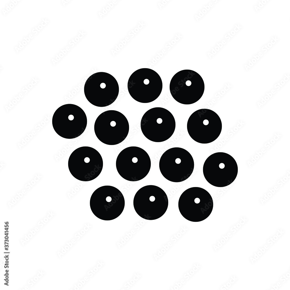 Black solid icon for white pepper Black solid icon for white pepper