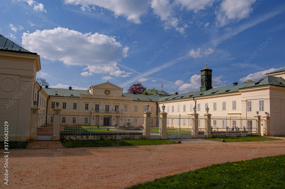 State Chateau Kynzvart - castle is located near the famous west Bohemian spa town Marianske Lazne (Marienbad) - Lazne Kynzvart - Czech Republic