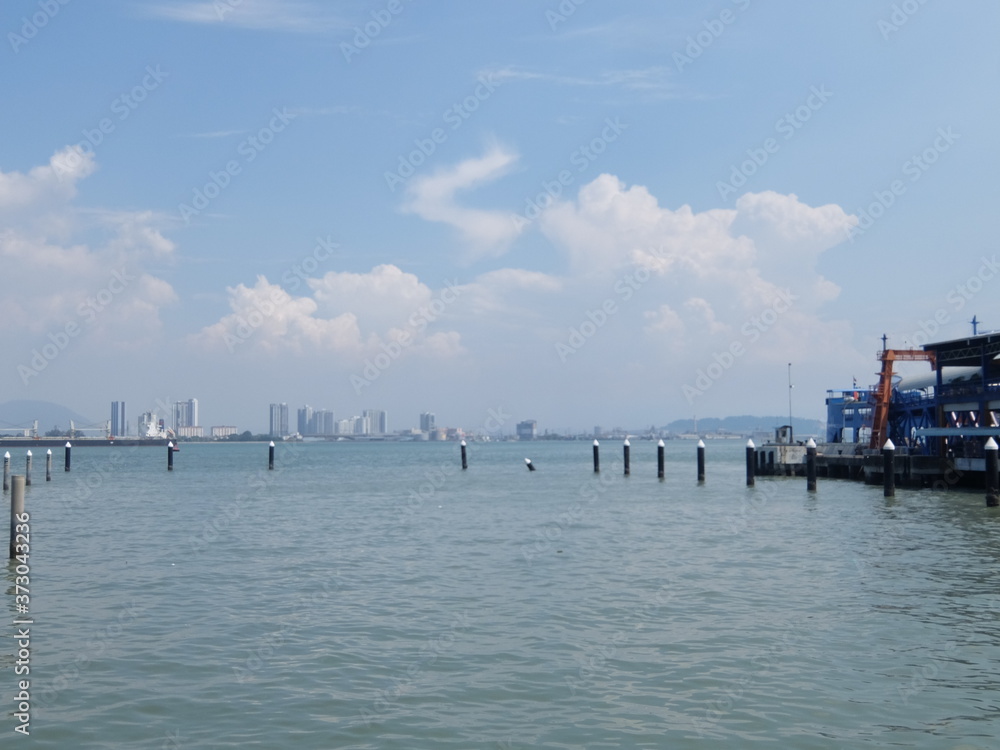 マレーシア・ジョージタウンの港と空