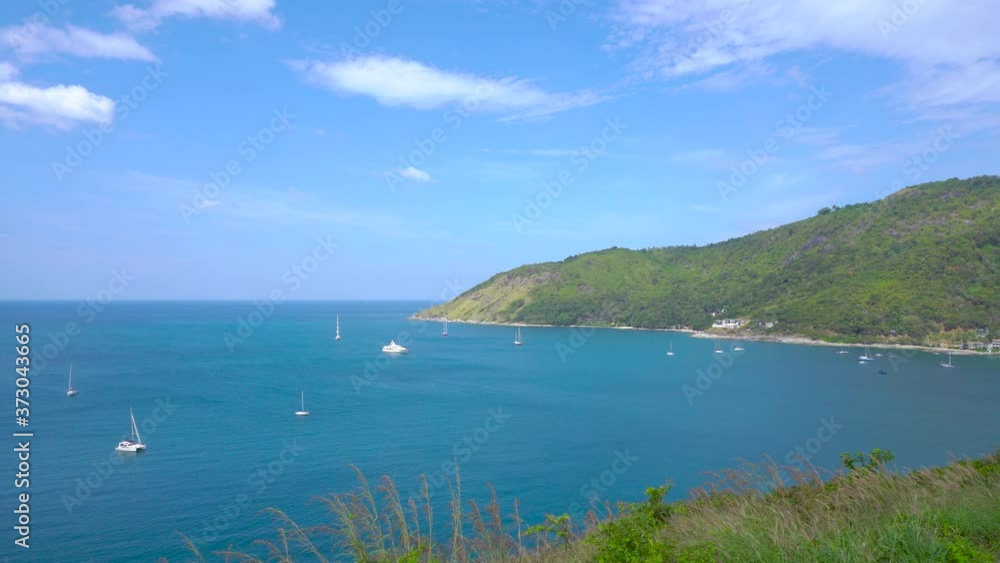 Landscape view of windmill viewpoint at Phuket thailand. Landscape view of windmill viewpoint at Phuket thailand.