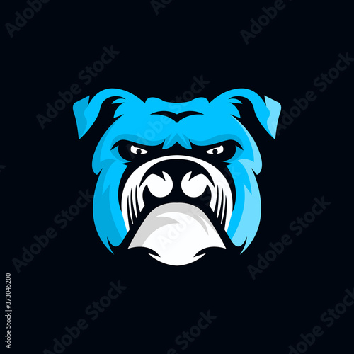Dog mascot logo template
