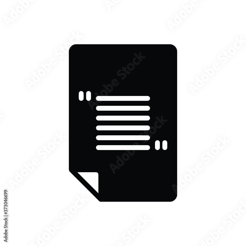 Black solid  icon for remarkable
