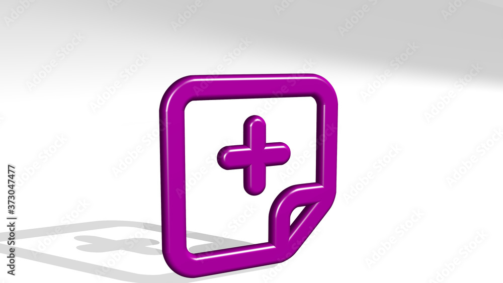 task list add 3D icon casting shadow, 3D illustration task list add 3D icon casting shadow, 3D illustration