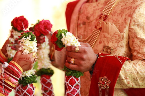 Canvas Print Indian wedding candid