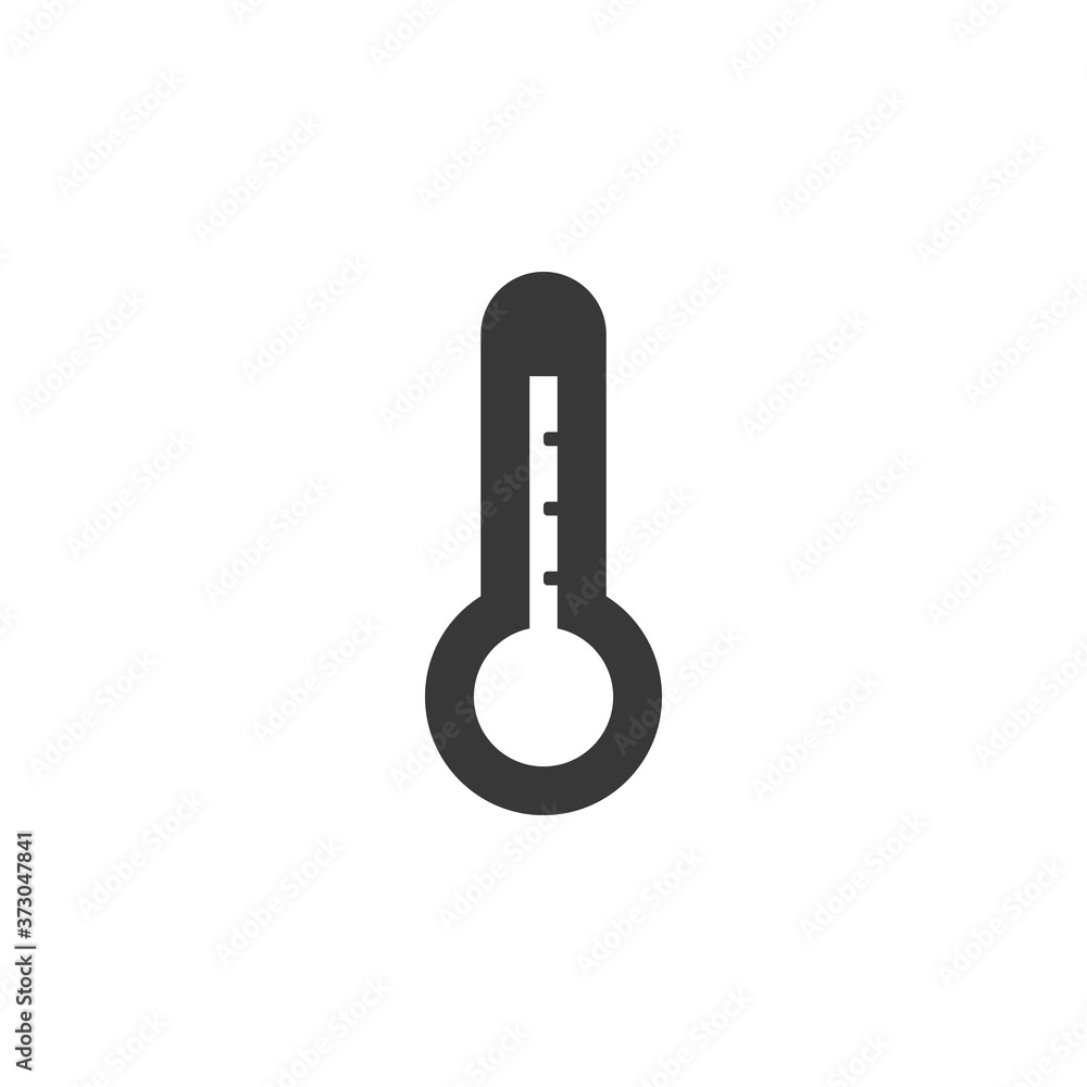 Thermometer. High temperature. Isolated icon. Weather vector illustration Thermometer. High temperature. Isolated icon. Weather vector illustration