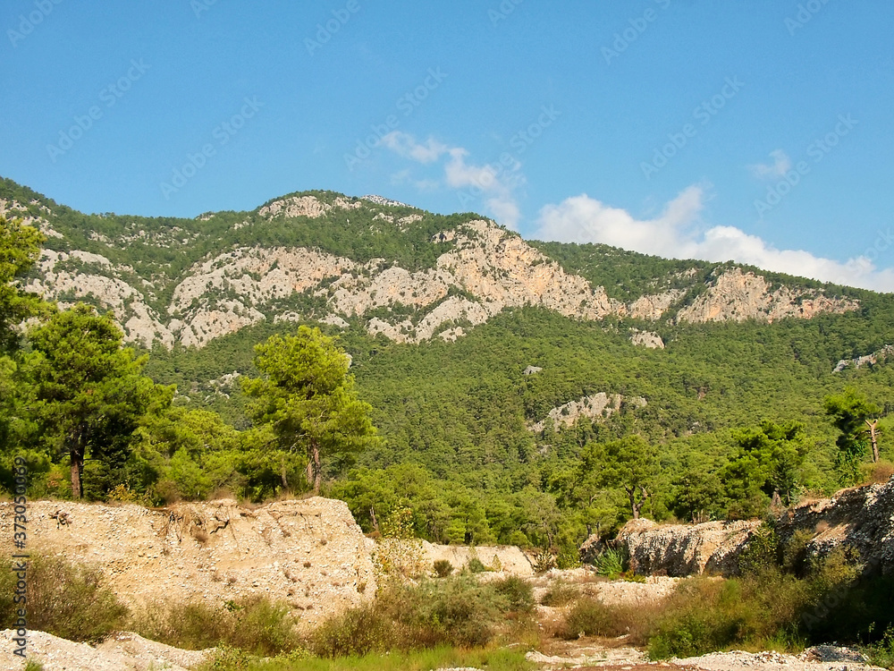 Taurus Mountains and forest in Turkey