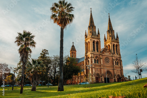 Famous St Xaviers Cathedral in Adelaide, Australia
