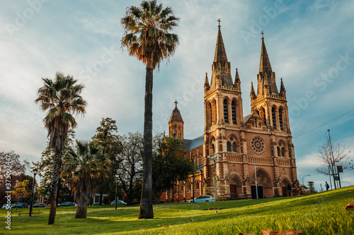 Famous St Xaviers Cathedral in Adelaide, Australia photo