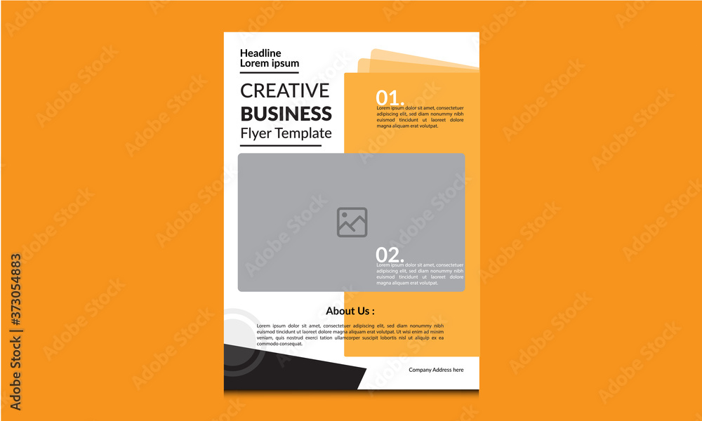 Creative business flyer template design Creative business flyer template design