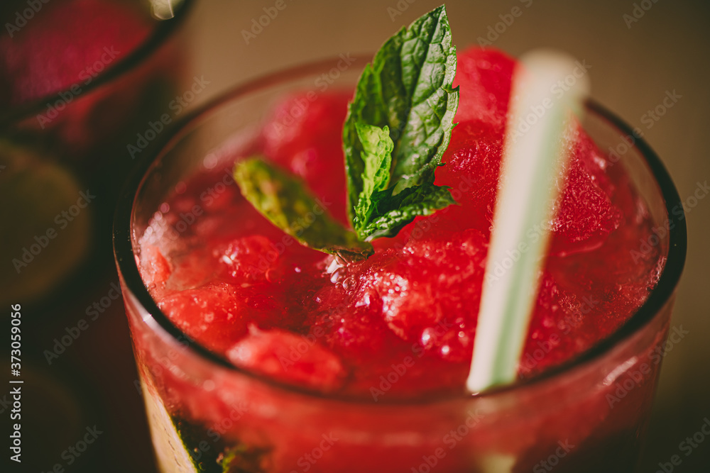 custom made wallpaper toronto digitalred cocktail with mint