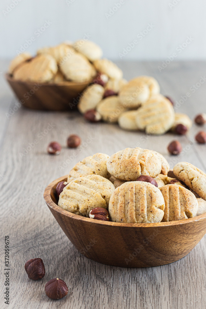 Almond and Hazelnut Butter Cookies Almond and Hazelnut Butter Cookies