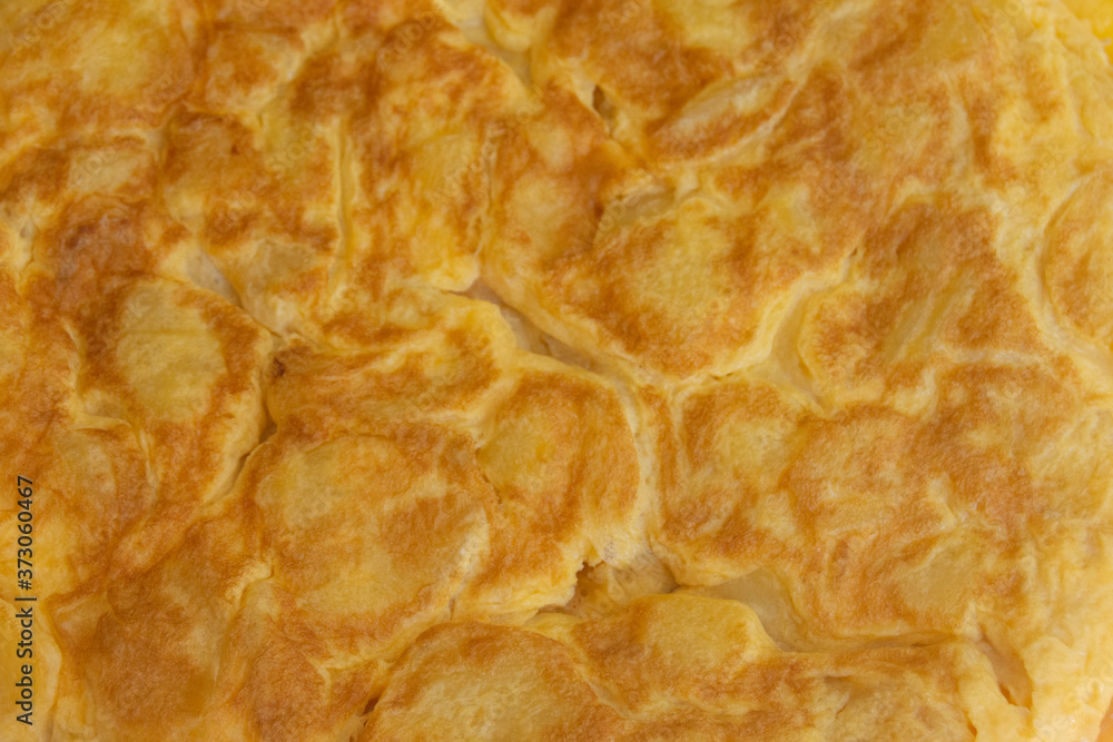 Textura de tortilla de patatas Textura de tortilla de patatas