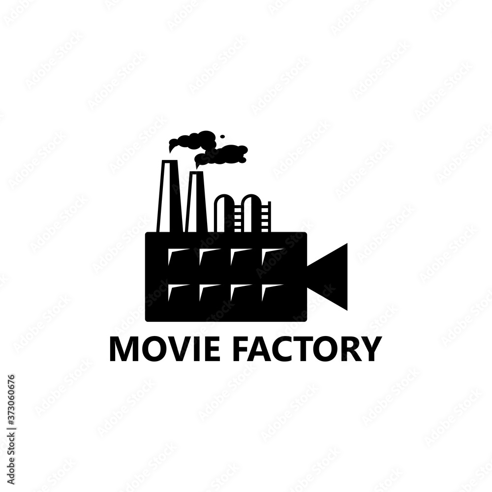 Movie Factory Logo Template Design Vector Movie Factory Logo Template Design Vector