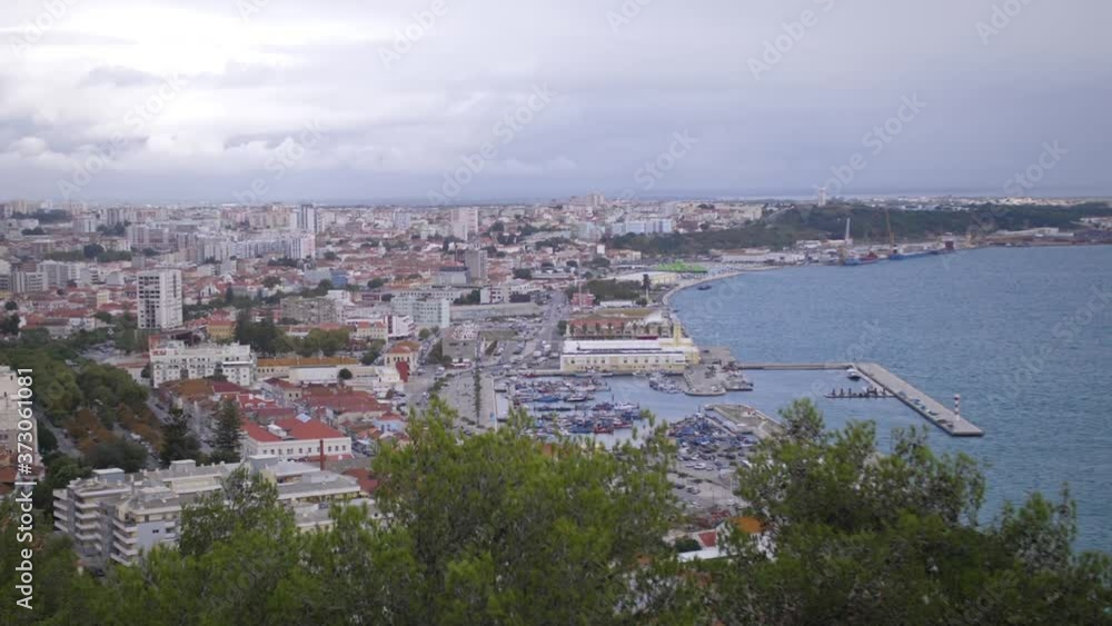 view of Setubal Portugal view of Setubal Portugal