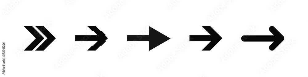 Set flat arrows vector with isolated on white background. Collections for web design, interface and more. Set flat arrows vector with isolated on white background. Collections for web design, interface and more.