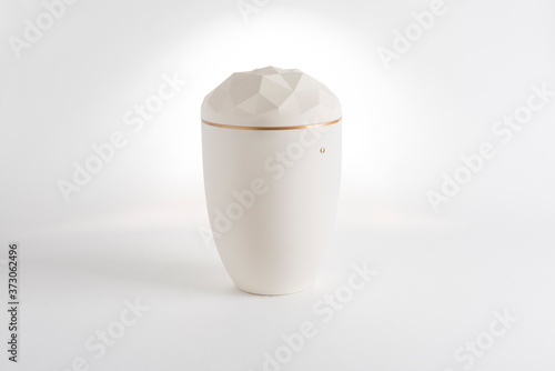 Cremation Urn for Ashes isolated