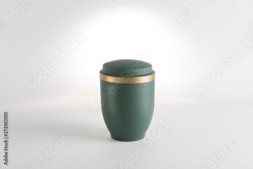 Cremation Urn for Ashes isolated
