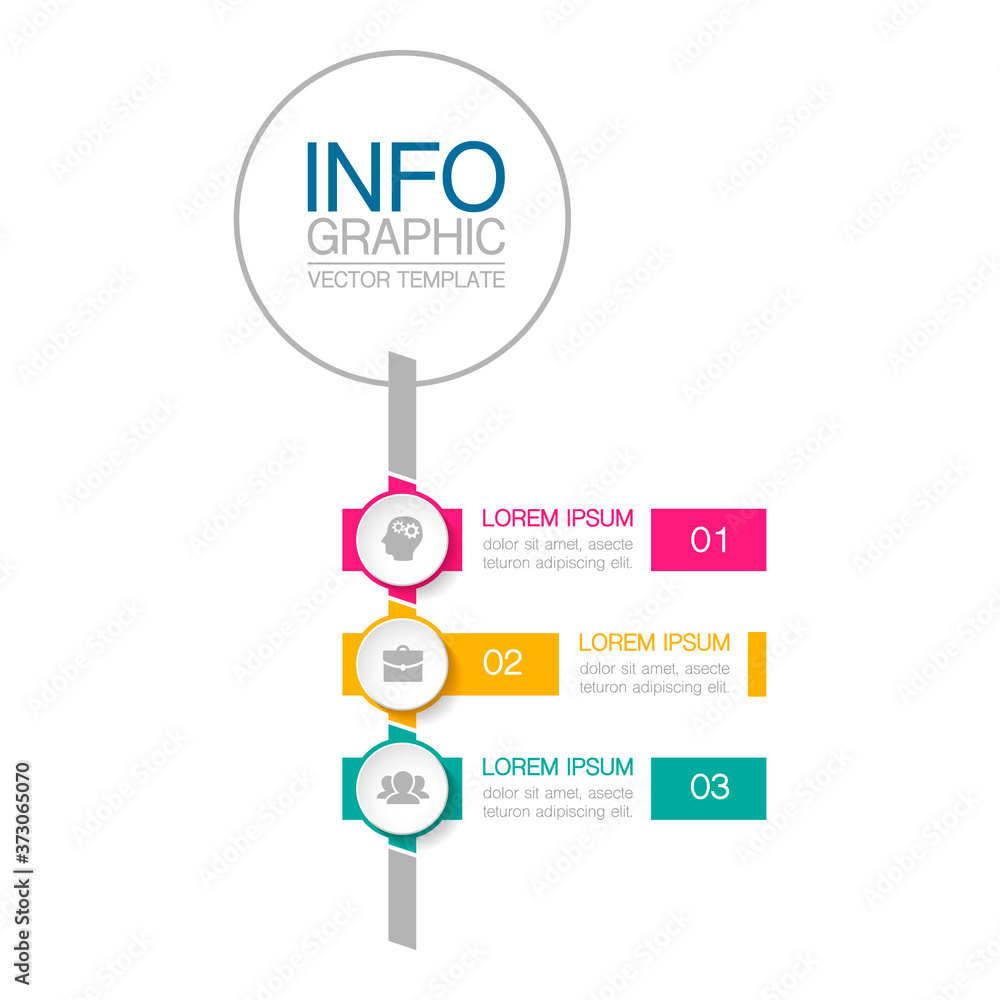 Vector infographic template with 3 steps or options. Data presentation, business concept design for web, brochure, diagram. Vector infographic template with 3 steps or options. Data presentation, business concept design for web, brochure, diagram.