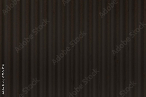Black corrugated plastic sheet texture and seamless background