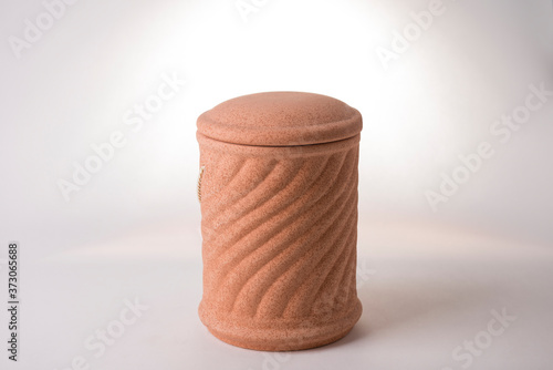 Cremation Urn for Ashes isolated