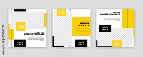 Unique Modern Editable Social Media banner template. Anyone can use this Easy Design Promotion web banner for social media. Modern elegant sales and discount promotions - Vector.