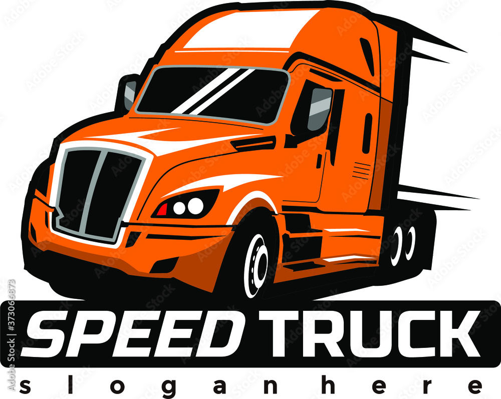 Speed truck vector Speed truck vector